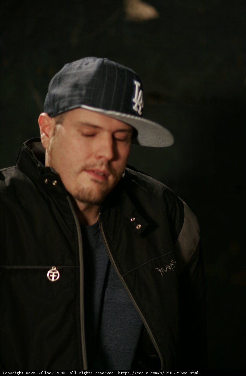 Blue Jacket, Baseball Cap, and Hoodie