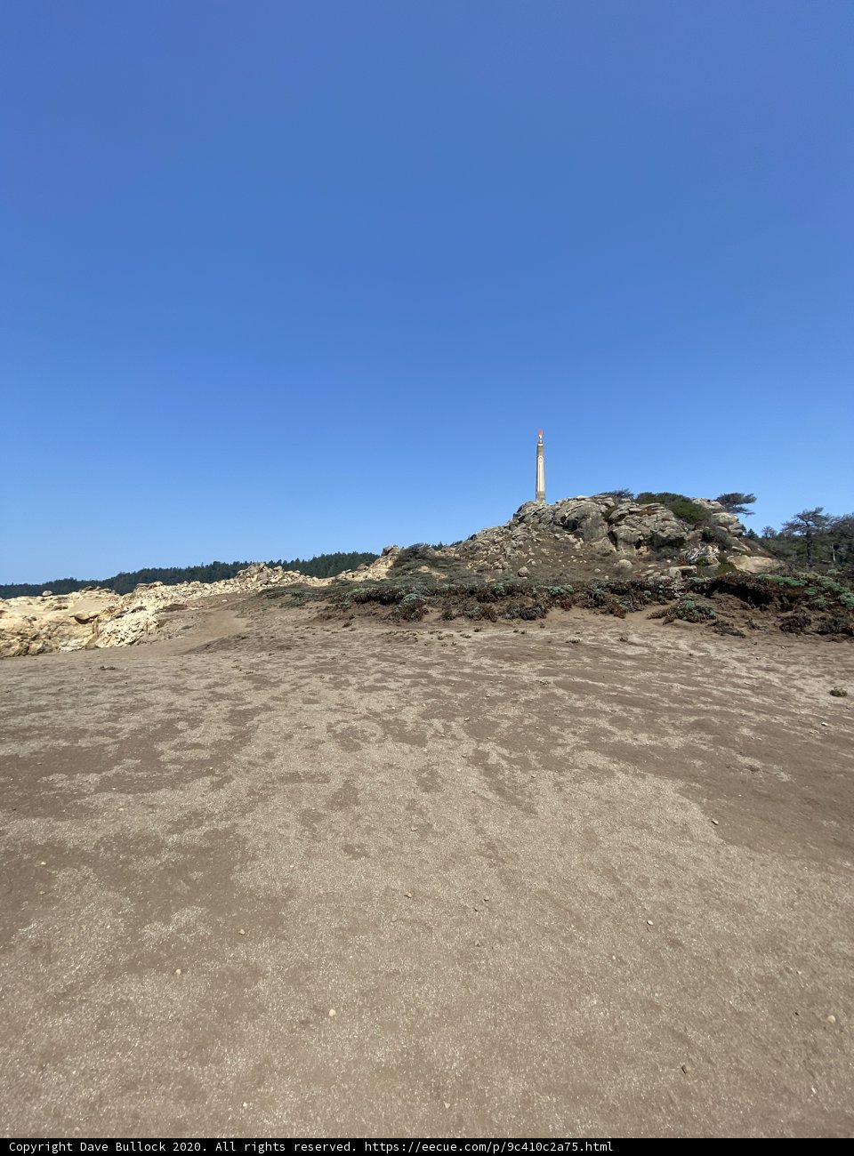 A Scenic View of the Jenner Lighthouse
