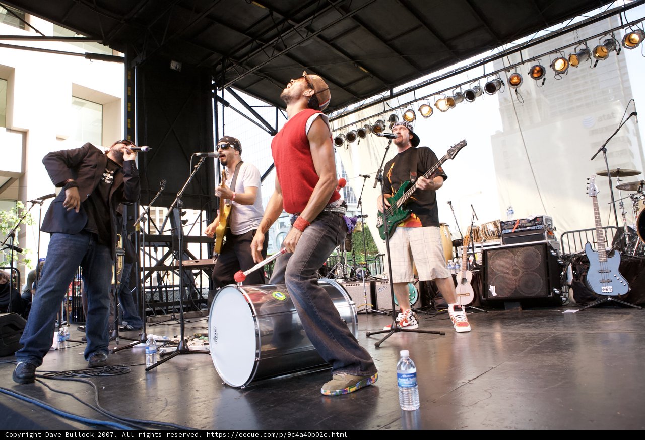 Ozomatli Rocks the Stage