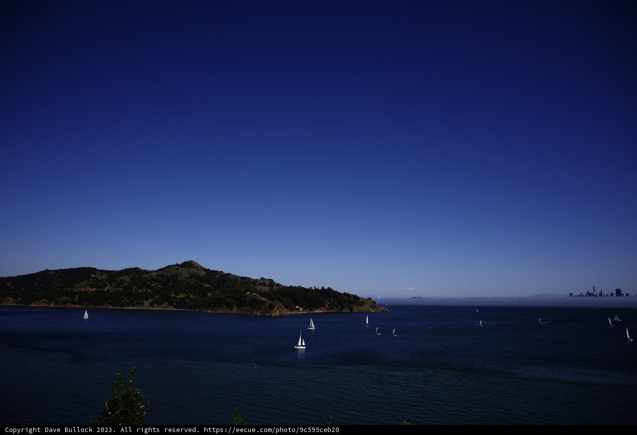Serene Bay View from the Hillside