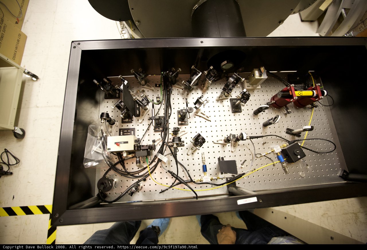 Man Tinkering with Electronics