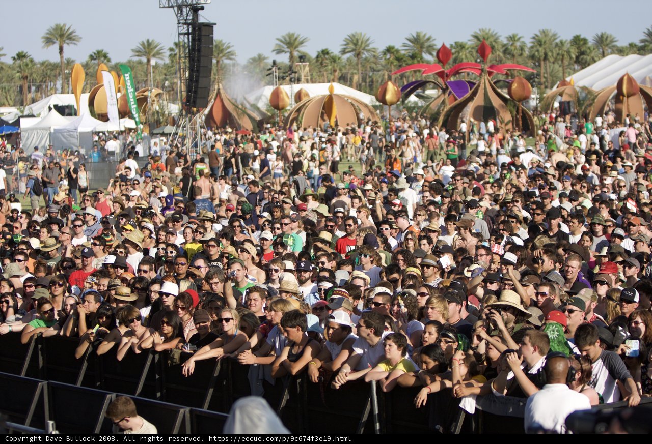 Coachella Crowd in 2008