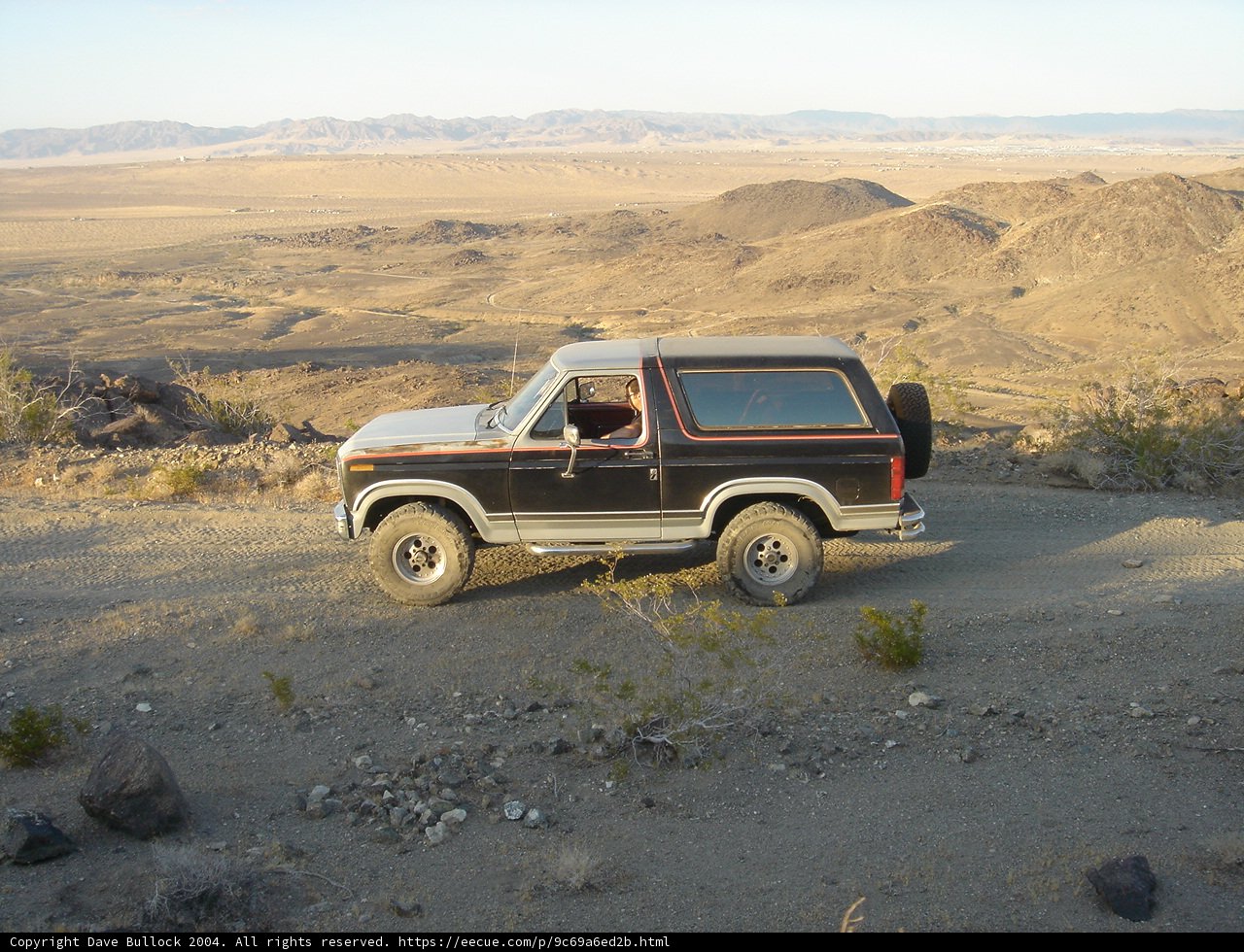 Parked SUV on an Off-road Adventure