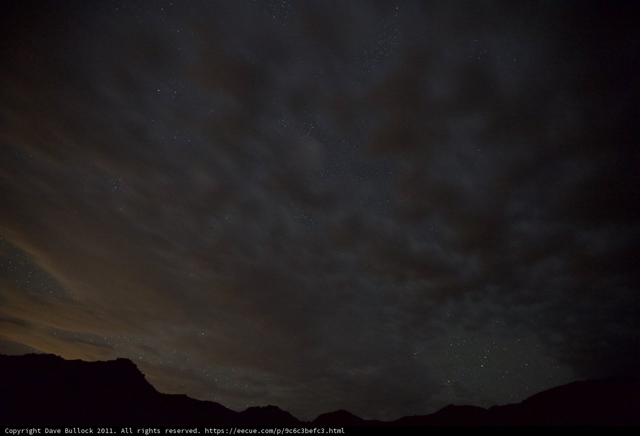Starry Night in the Desert
