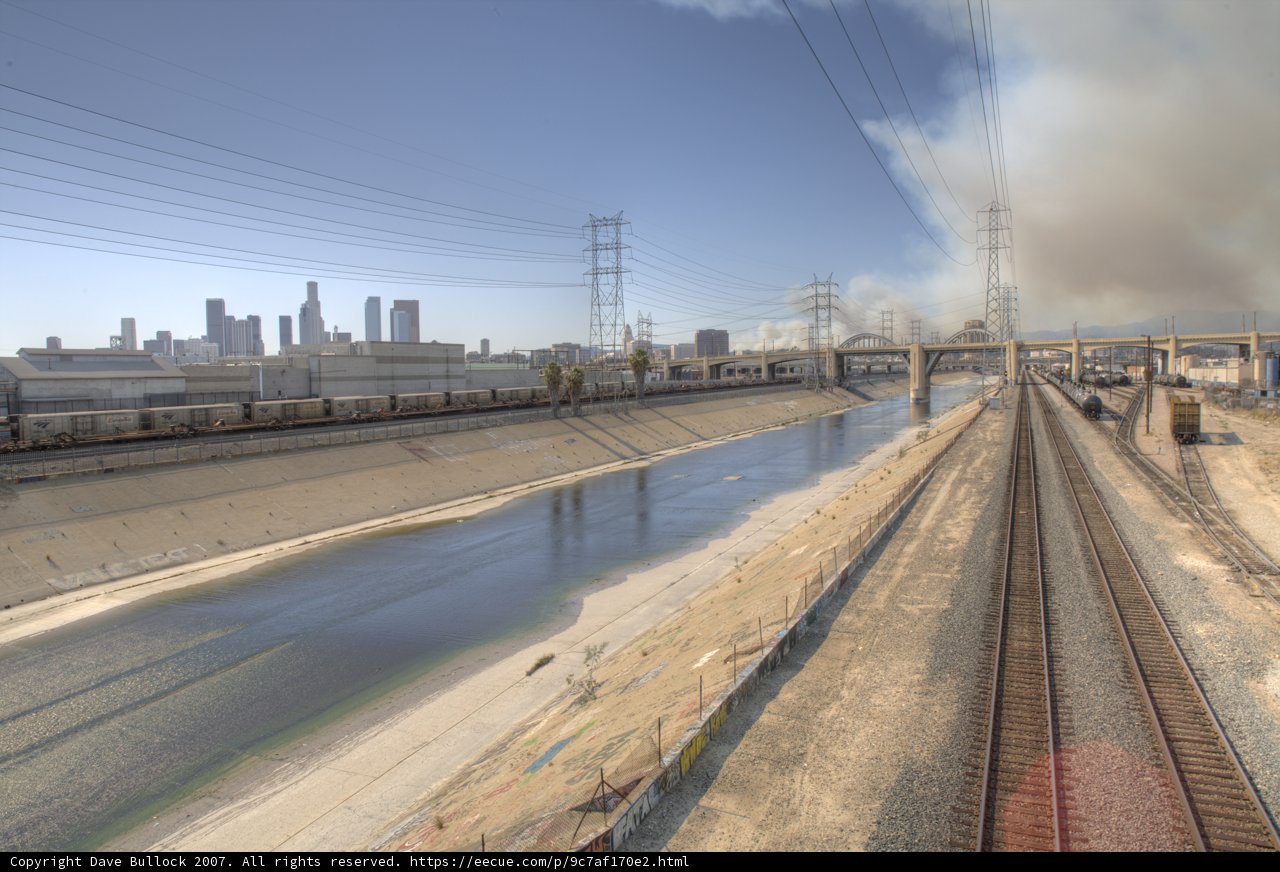 Cityscape Train Station