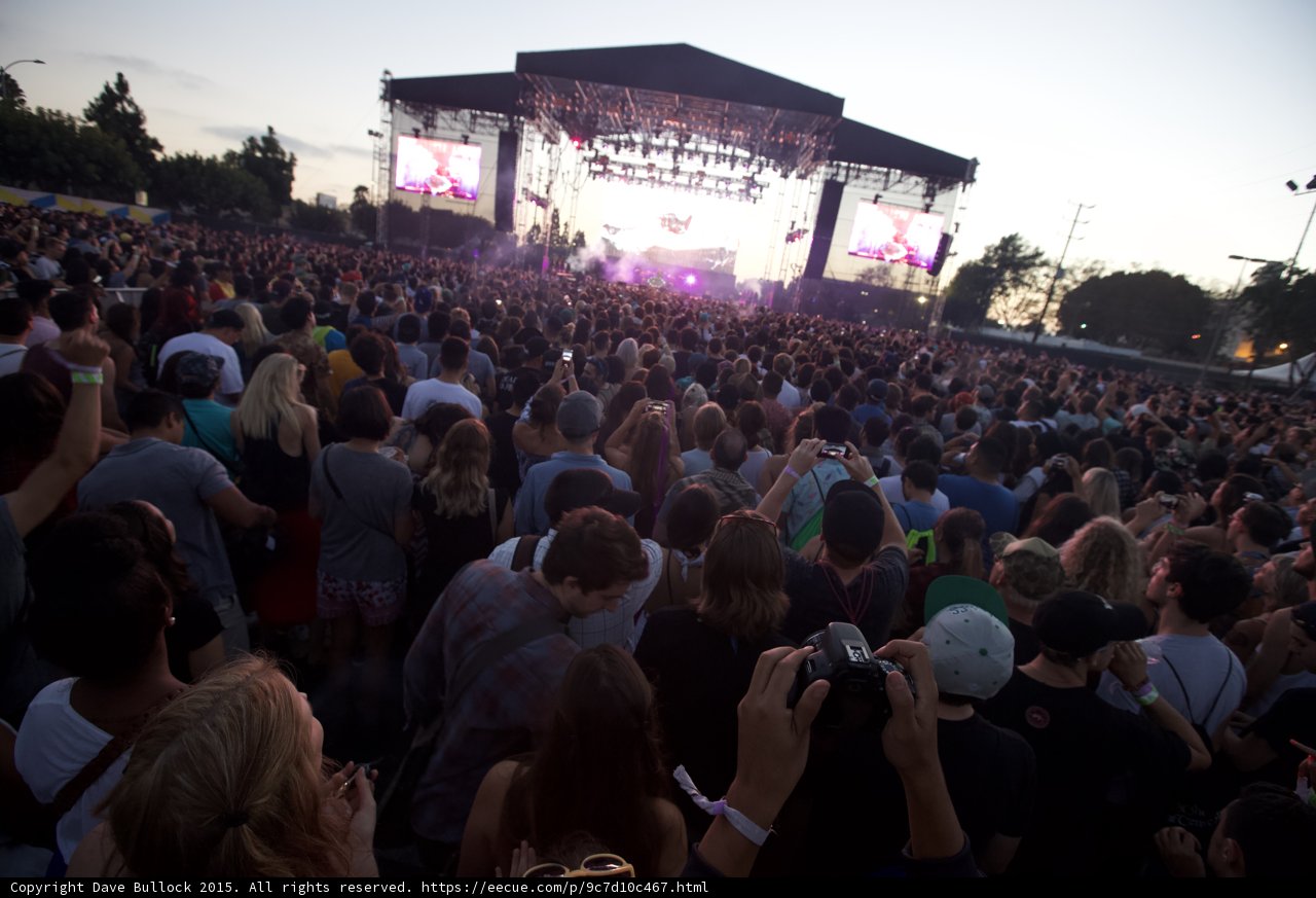 Massive Crowd Facing Main Stage