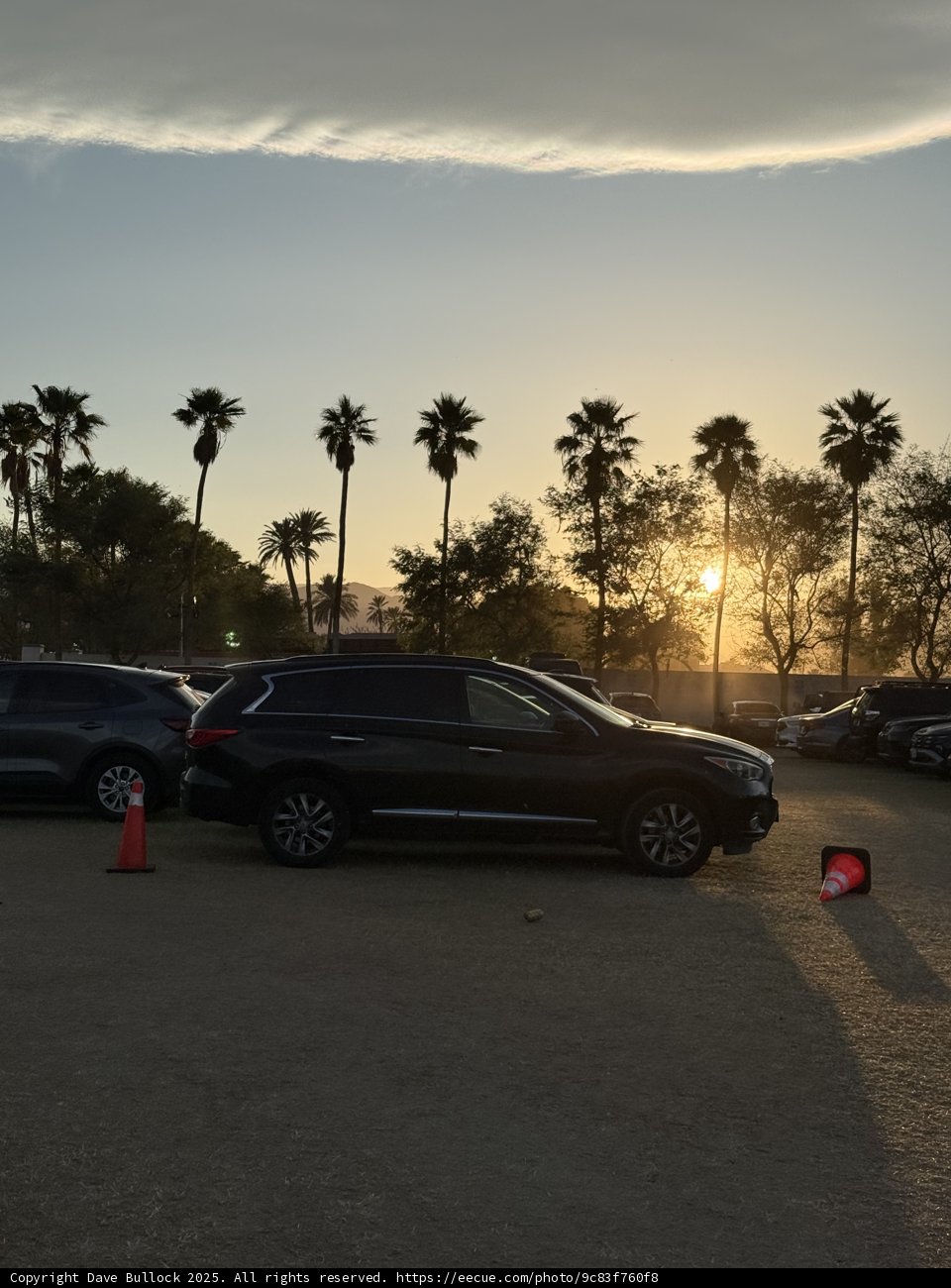 Evening Serenity in the Parking Lot