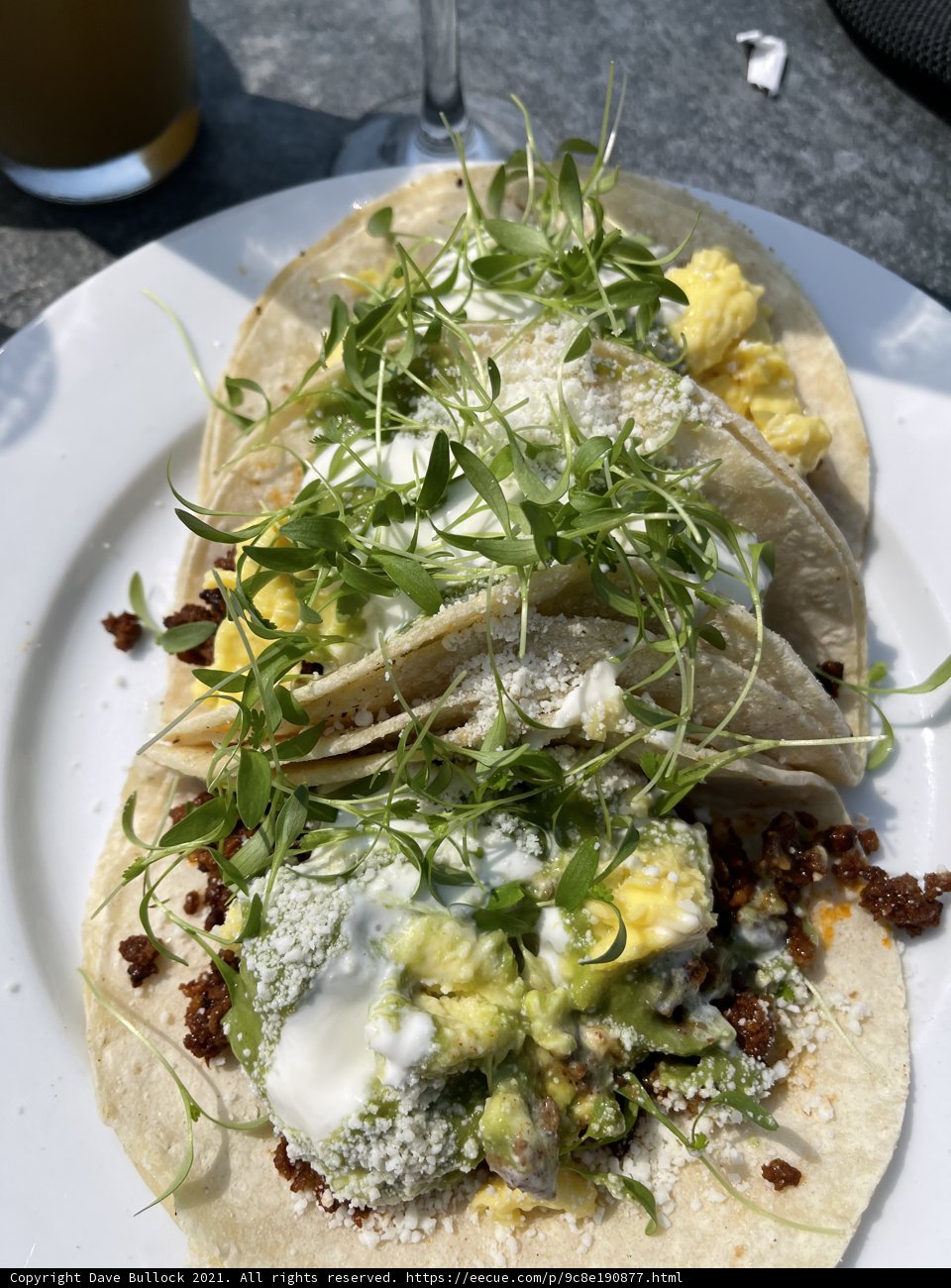 Fresh and Flavorful Tacos with Arugula Sprouts