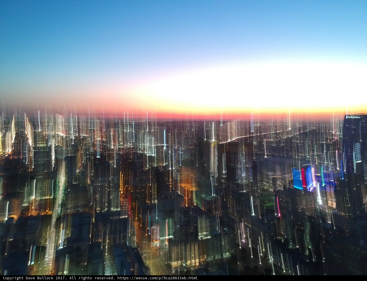 Glowing Metropolis