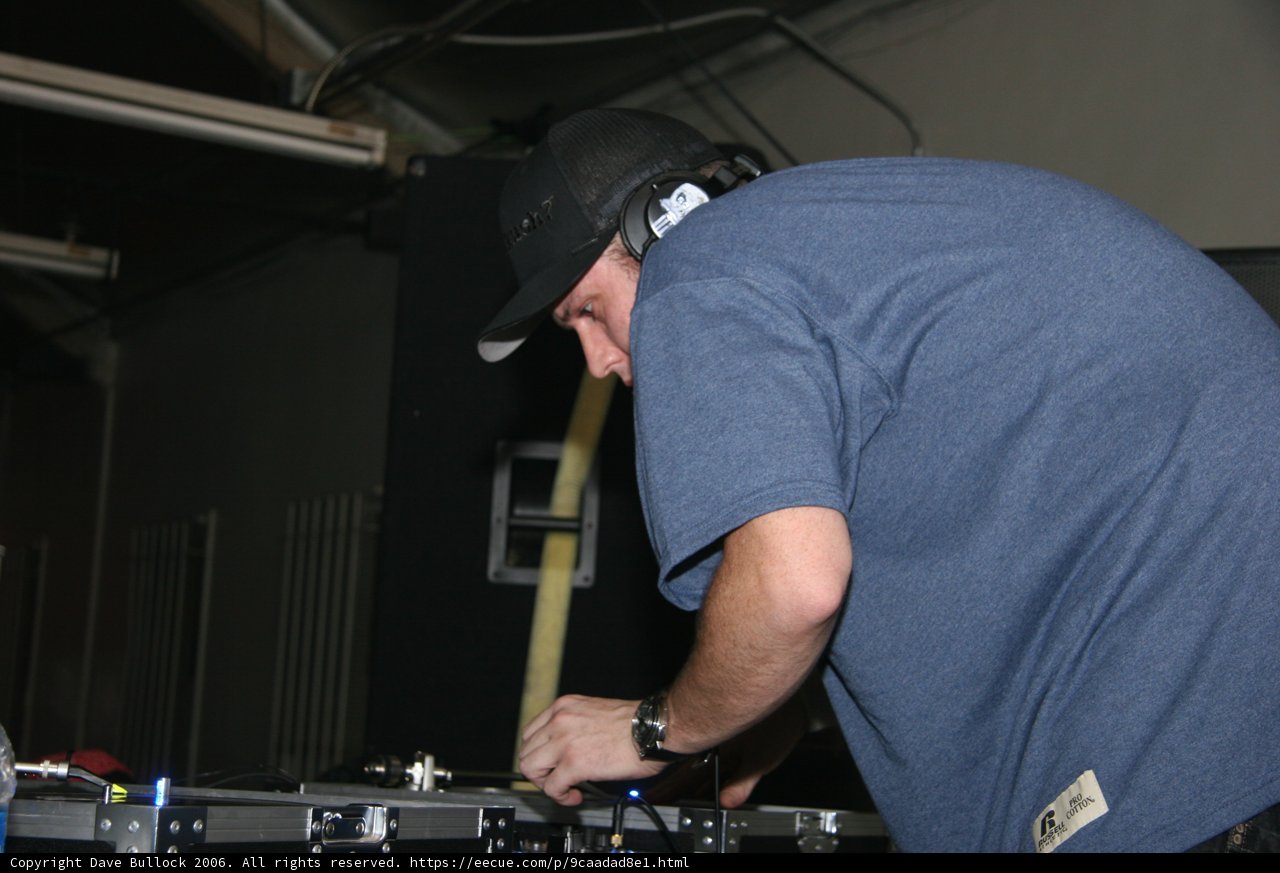 Blue Shirted Deejay Travis B