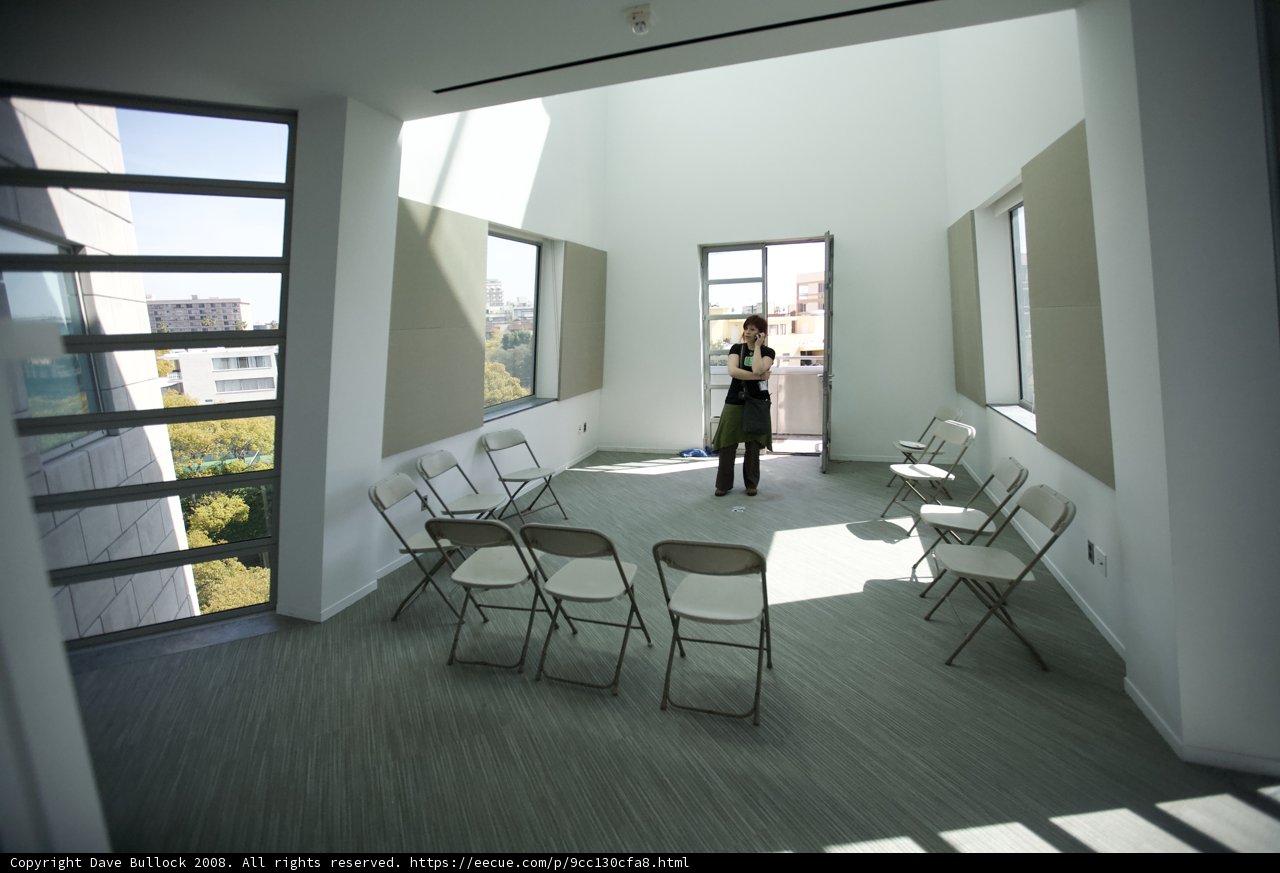 Man in a room with a view
