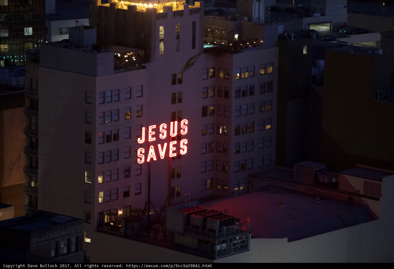 Jesus Saves in the Metropolis
