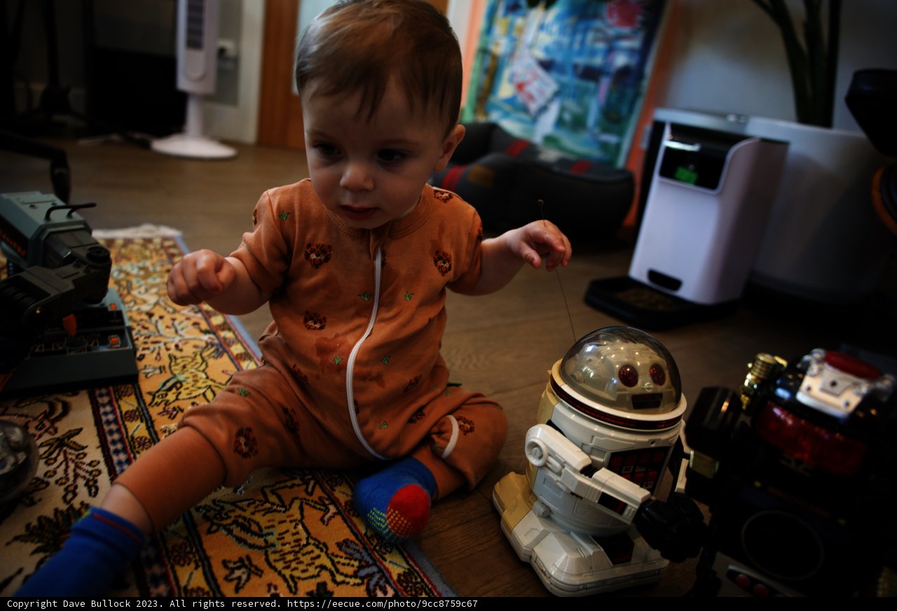 Baby's First Robot Encounter