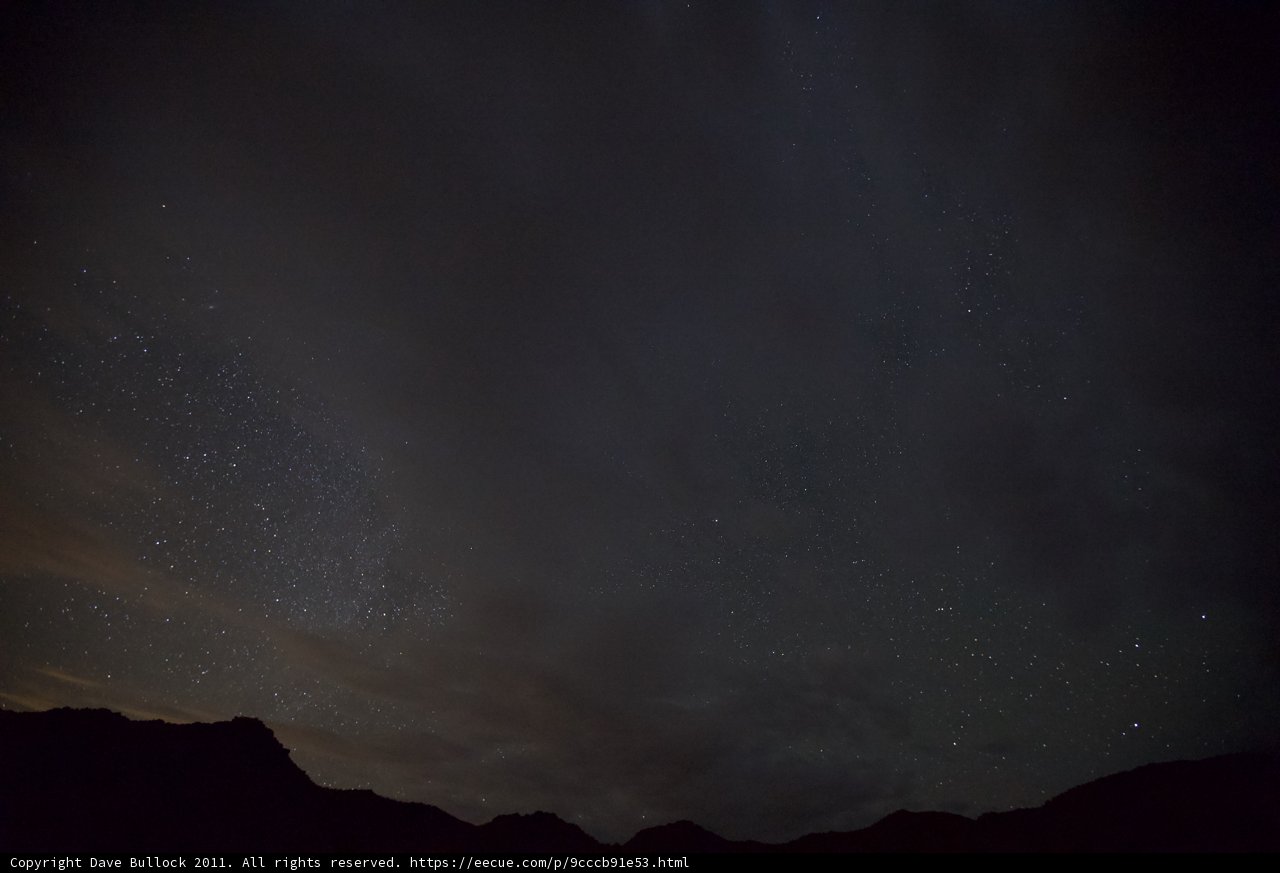 Starry Night in the Desert