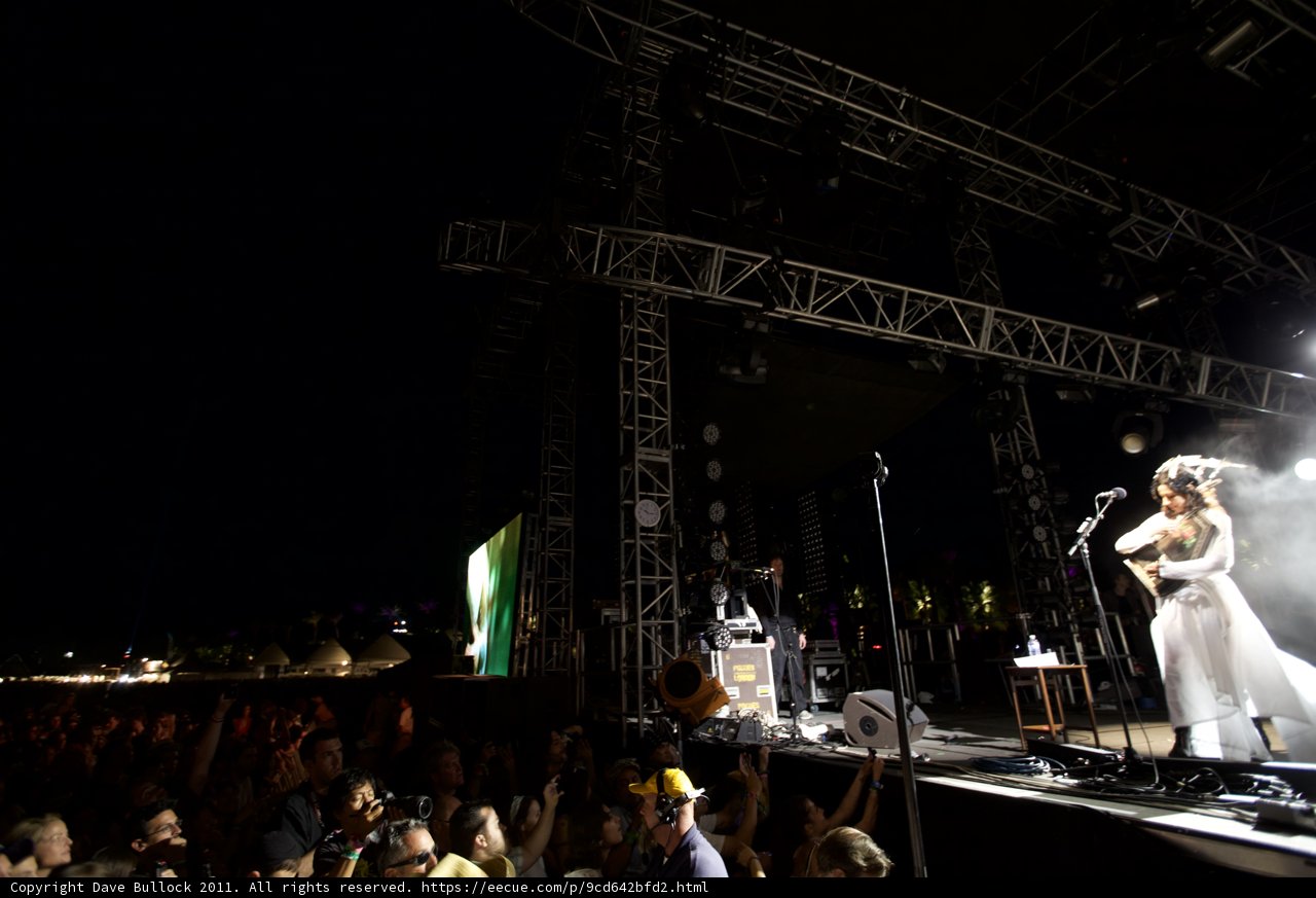 Evening Performer on the Coachella Stage