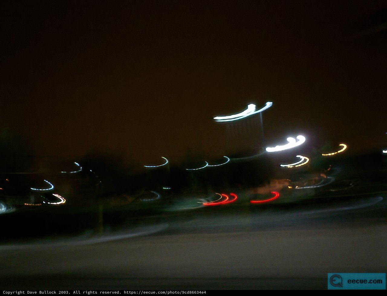 Blurry Nighttime Traffic