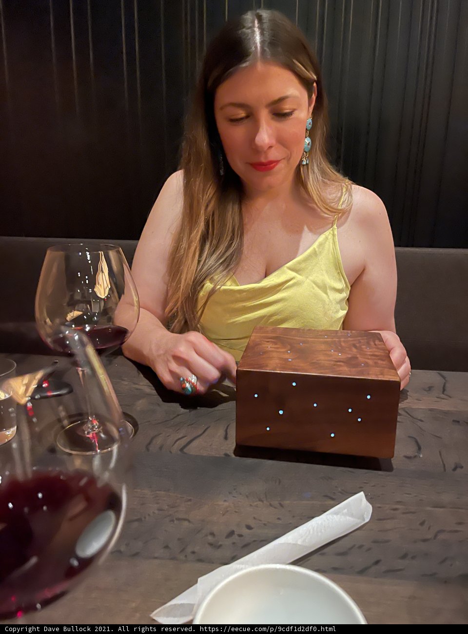 Relaxing with a Glass of Wine