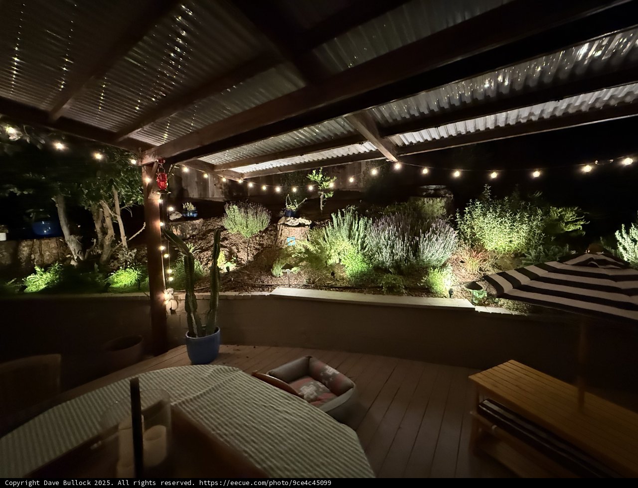 **Twilight Serenity on the Terrace**