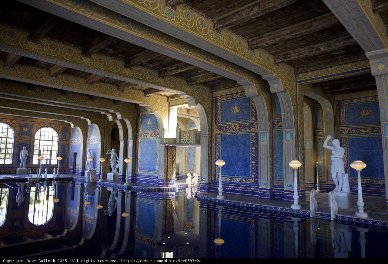 Enchanting Reflections at Hearst Castle