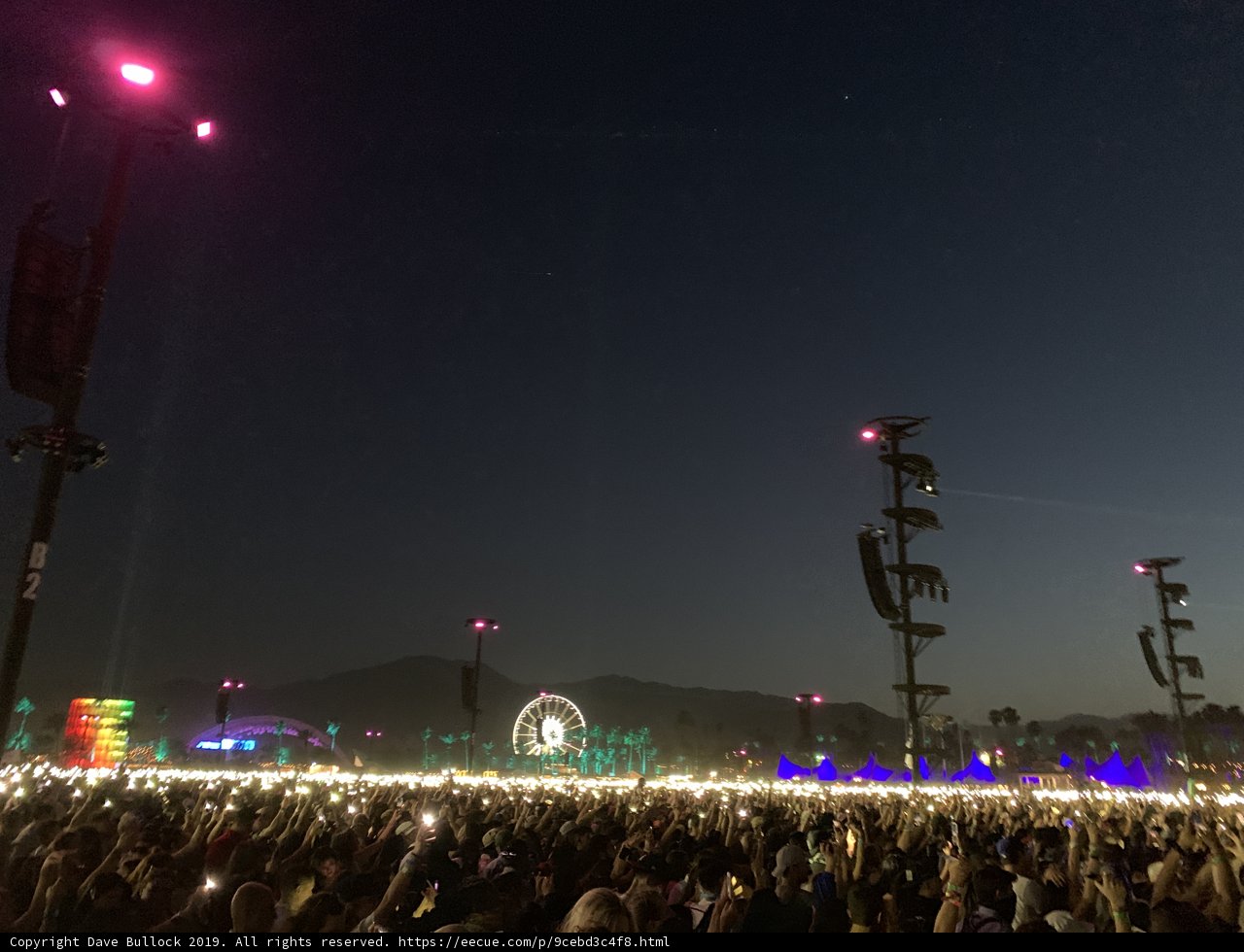 Night Lights at Music Festival
