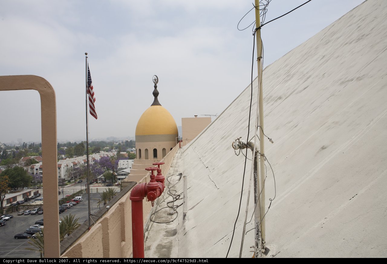The Flag and Dome of a Stunning Architecture