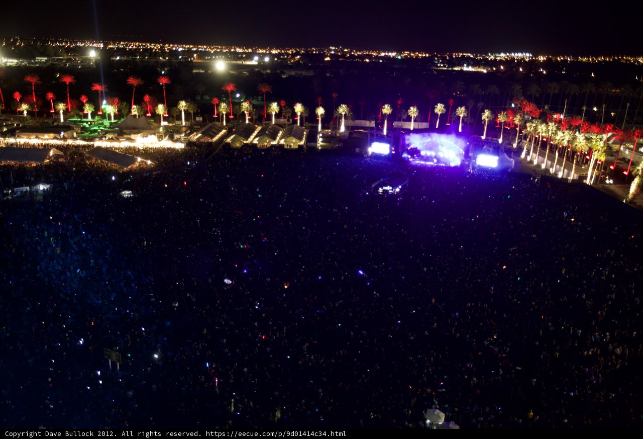 Illuminated Nightlife at Coachella