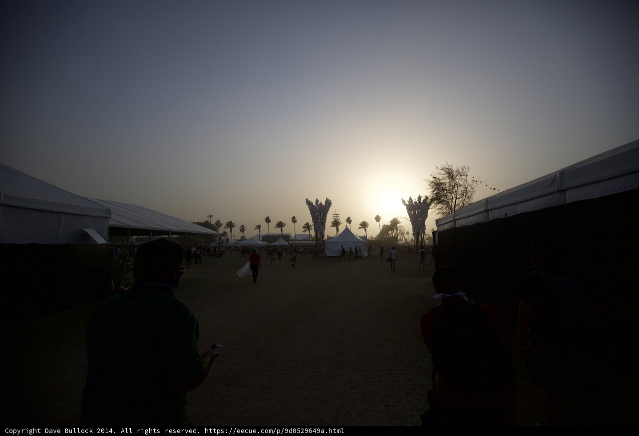Festival Silhouettes at Sunset