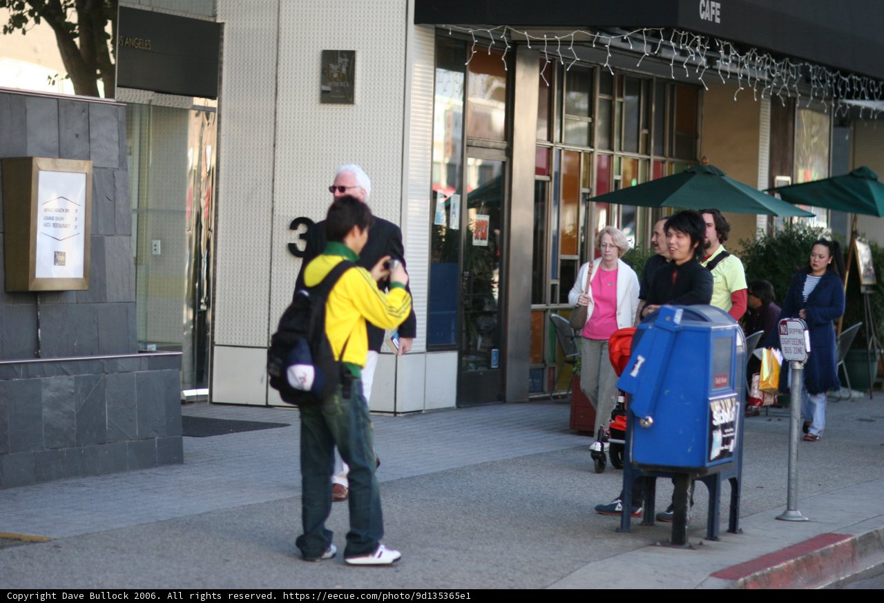 Yellow Jacket Man in Little Tokyo