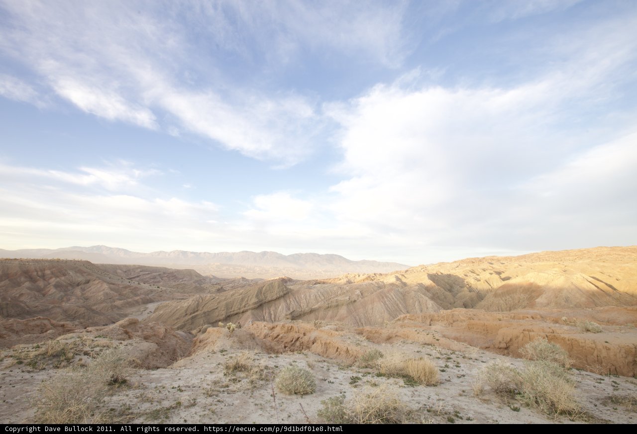 Vista of the Anza-Borrego Desert