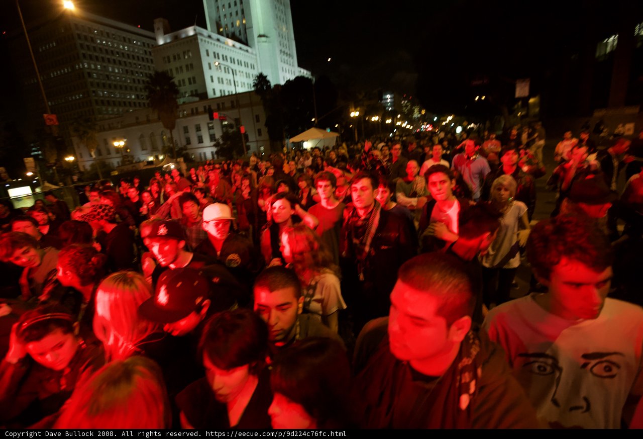 Urban Metropolis Night Crowd