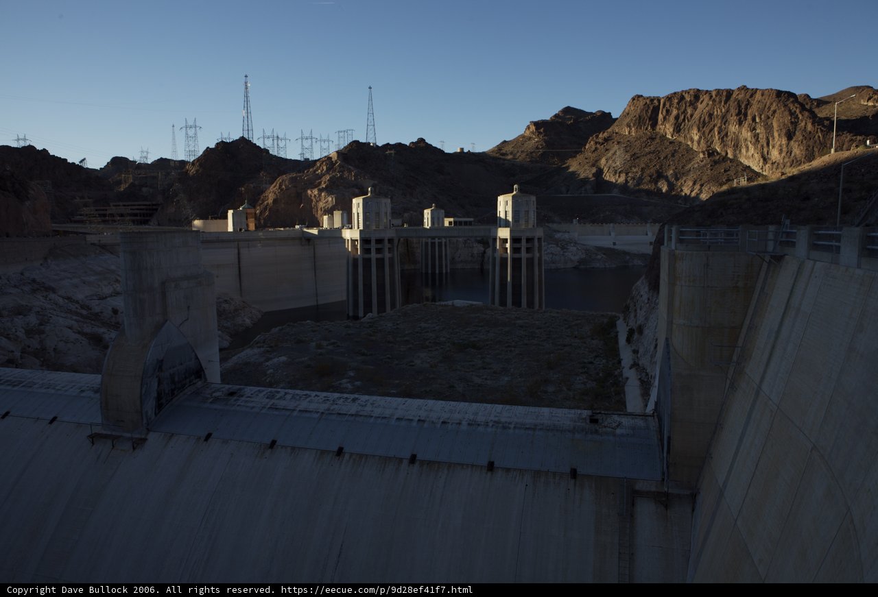 Majestic Hoover Dam at Sunset