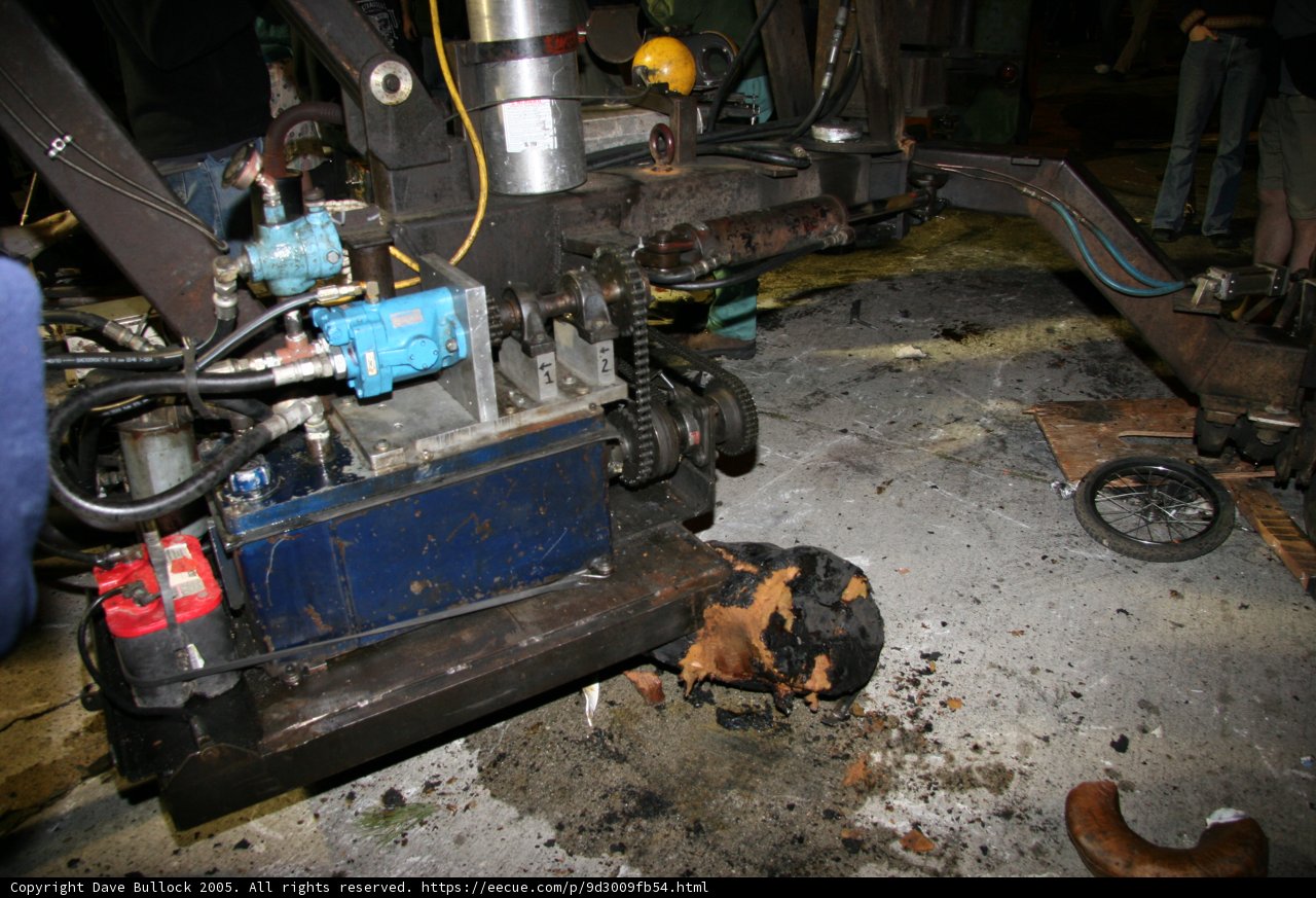Wood-Cutting Machine in Operation