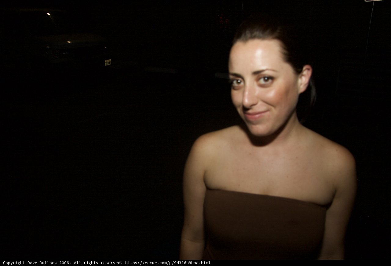 Brown Dress and a Bright Smile