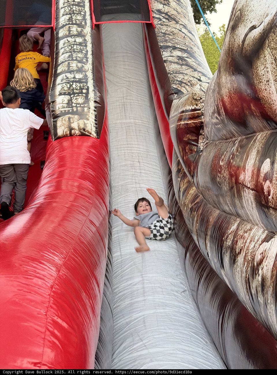 Excitement on the Slide