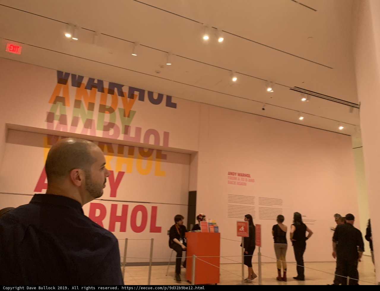 Colorful Wall of Letters at SFMOMA