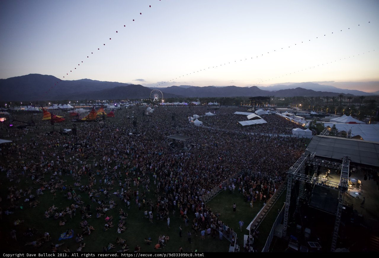 Coachella Music Festival Draws a Massive Crowd