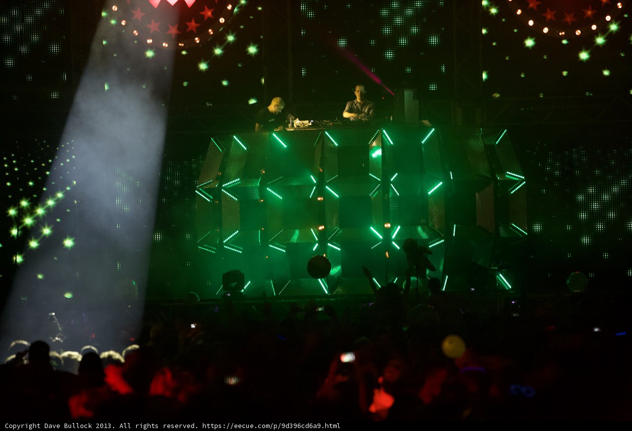 Green Spotlight DJing at Coachella