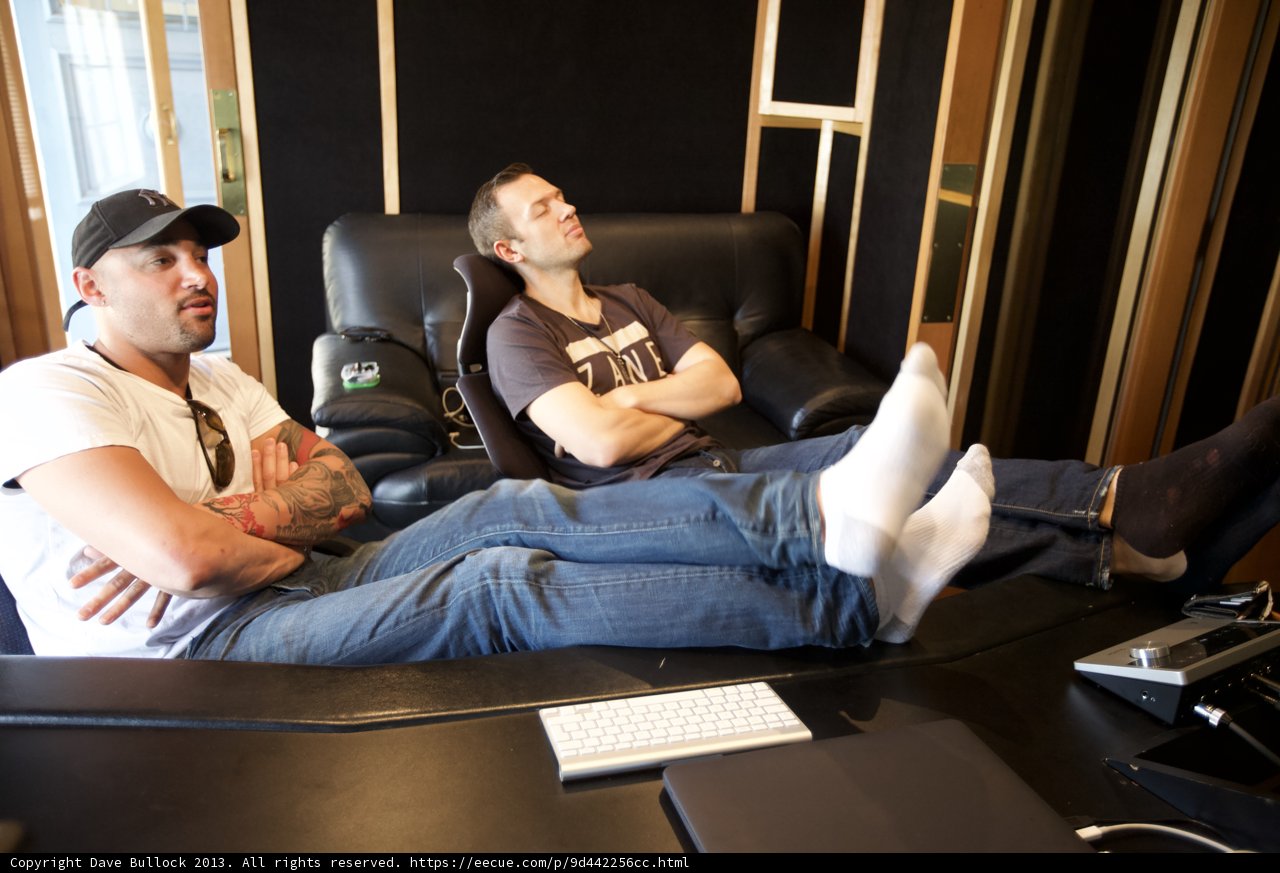 White Socks on a Living Room Couch