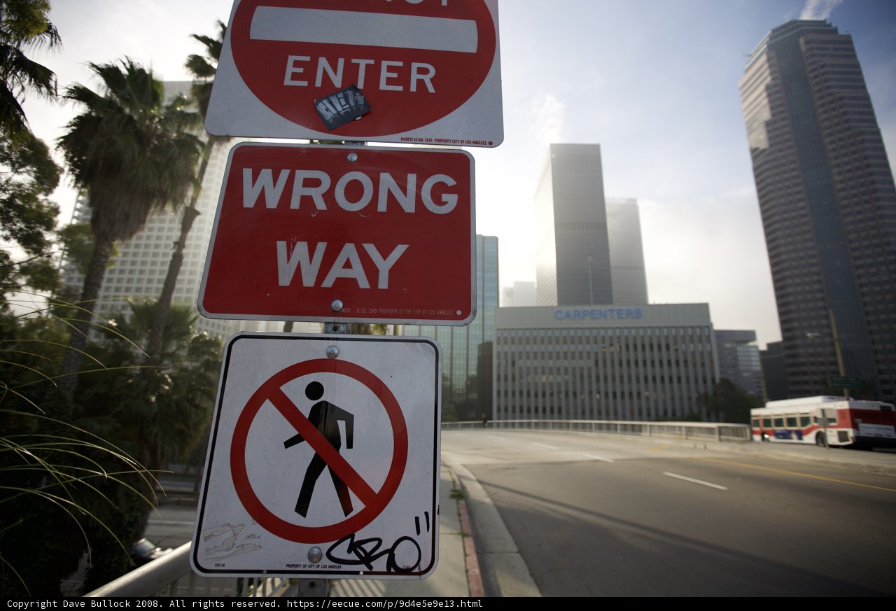 No Entry, No Walkway