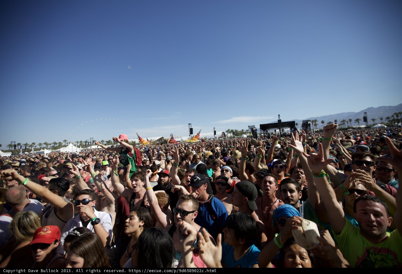 Coachella Concert Crowd