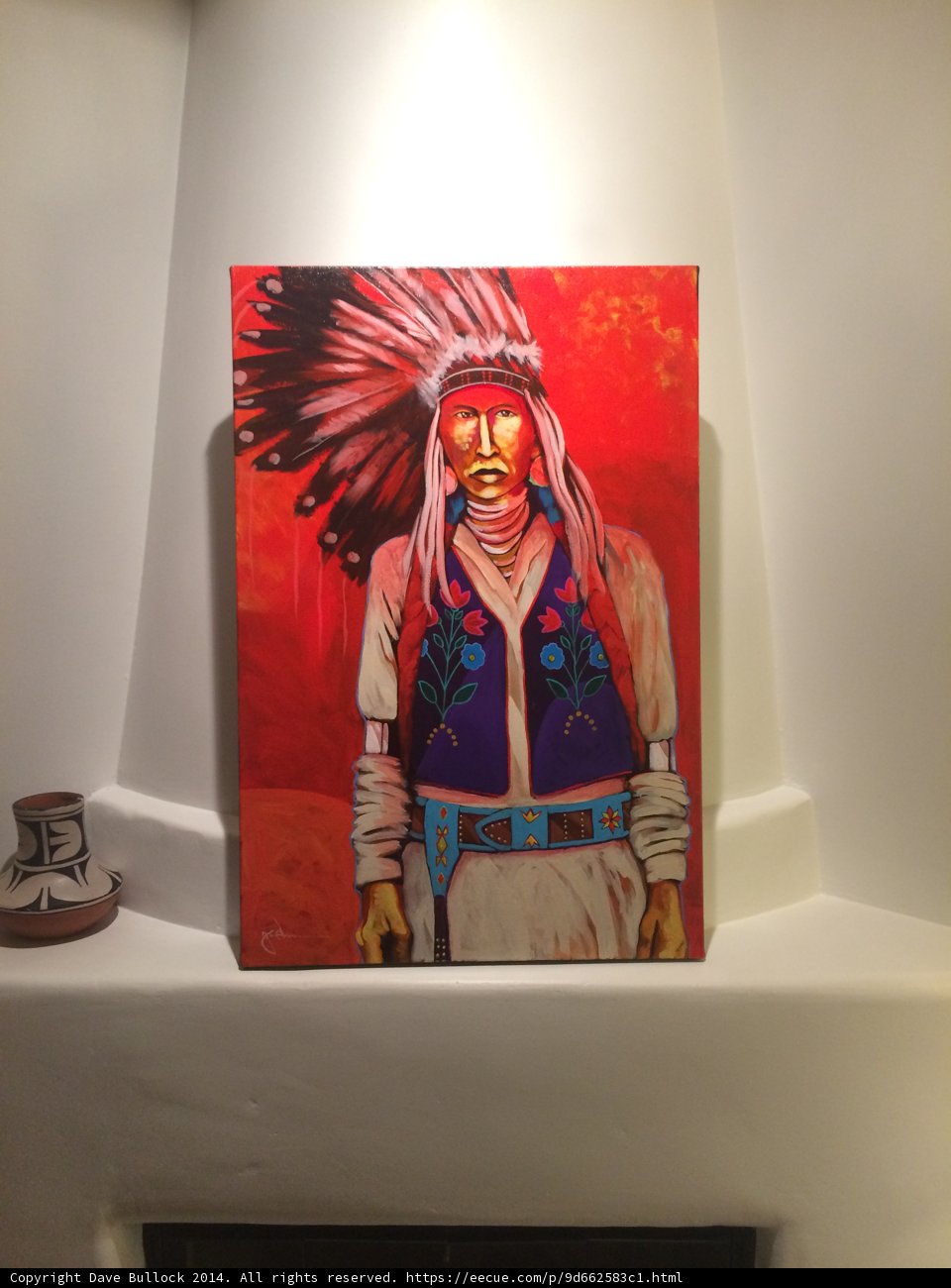 Native American Man, Modern Art