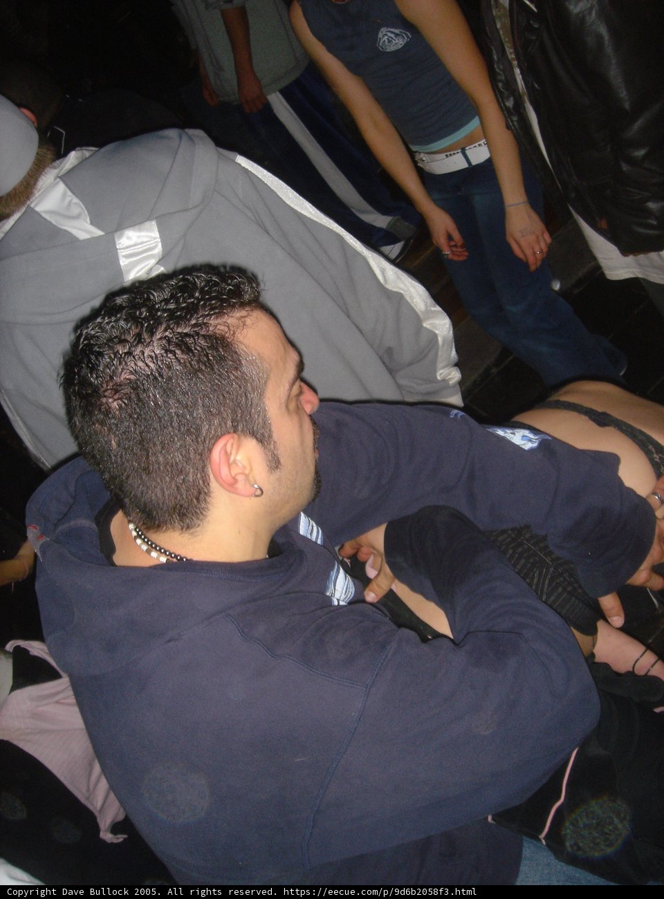 Blue-Shirt Man at the Club