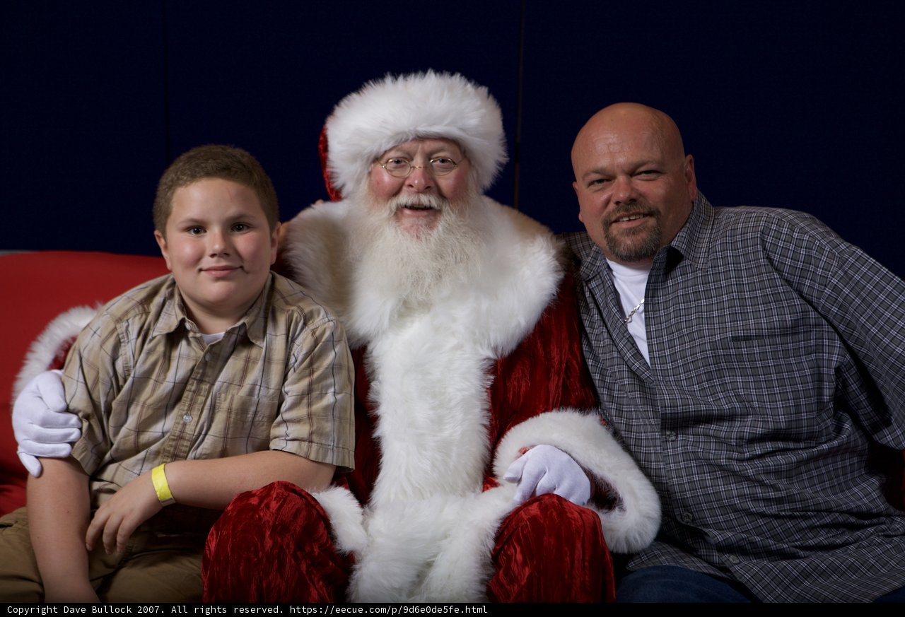 A Festive Moment with Santa Claus
