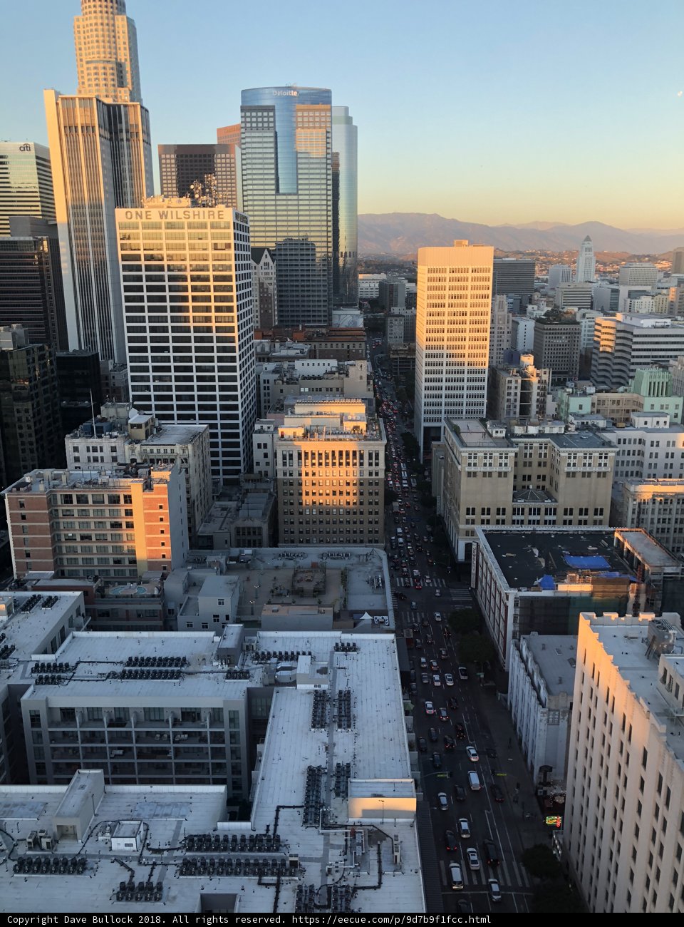 Sky-High View of the Los Angeles Cityscape