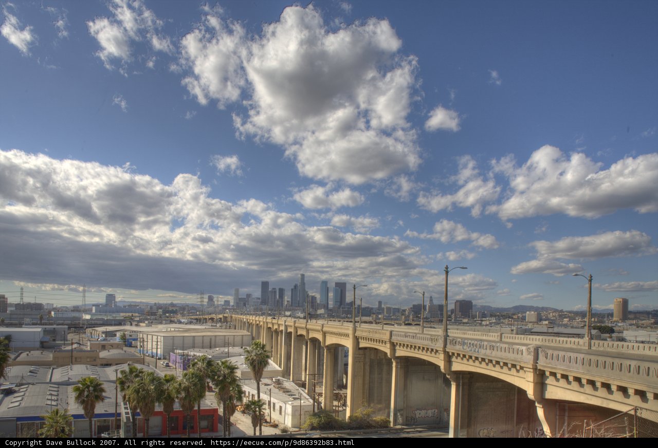 Cityscape Overpass View