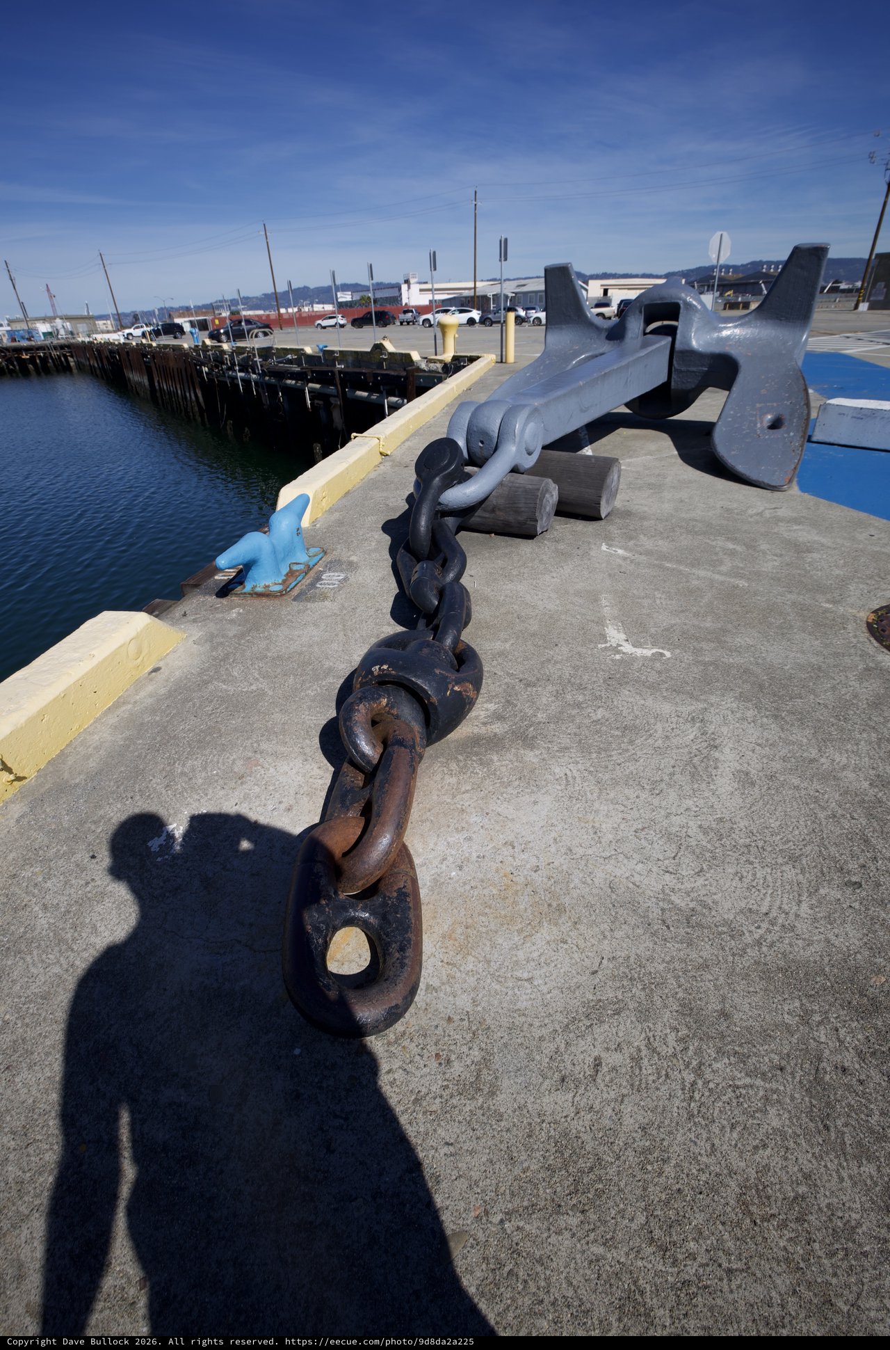 Historic Anchor Chain at USS Hornet Pier
