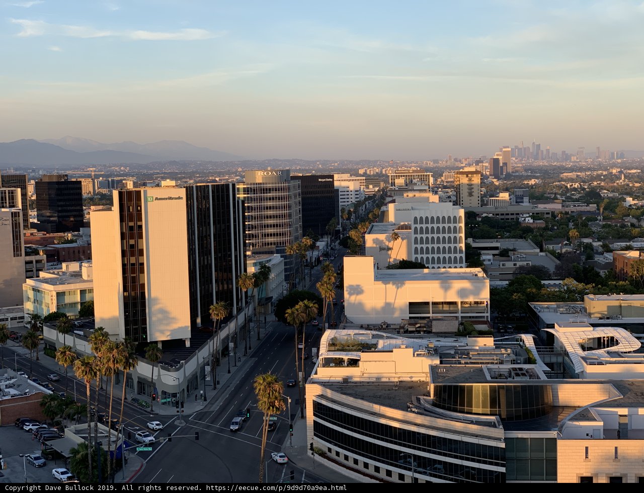 Aerial View of Los Angeles Metropolis