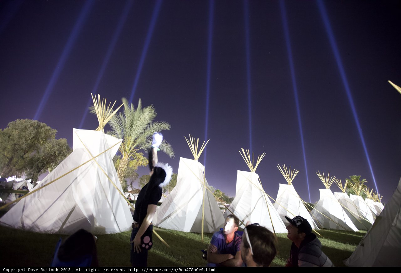 Lighting up the night at Coachella