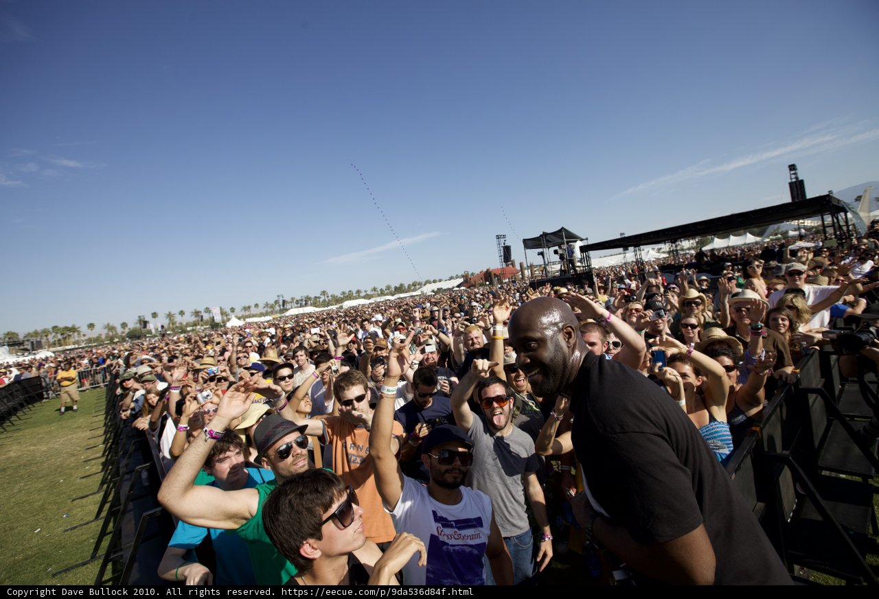 Coachella Music Festival Crowd
