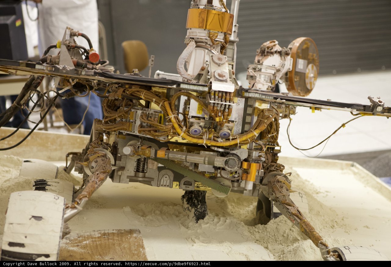 Robot Perched on Table